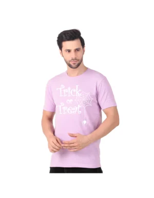 Fabstieve men Solid Round Neck Pure Cotton Brown (Vk-219_Print-19)