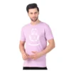 Fabstieve men Solid Round Neck Pure Cotton Brown (Vk-219_Print-27)