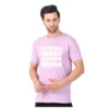 Fabstieve men Solid Round Neck Pure Cotton Brown (Vk-219_Print-29)