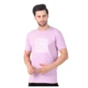 Fabstieve men Solid Round Neck Pure Cotton Brown (Vk-219_Print-34)