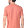 Fabstieve men Solid Round Neck Pure Cotton Brown (Vk-219_Print-81)