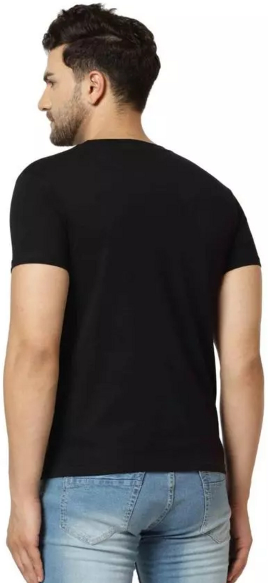 Red Cotton Blend Printed T-Shirt For Men - Image 6