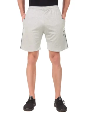 Grey Hosiery Solid Short For Men